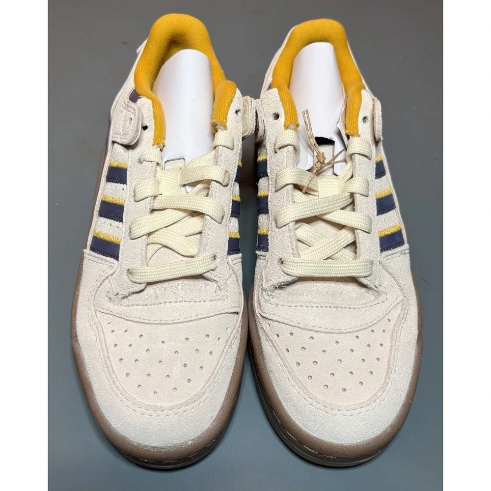 Adidas Forum Low‎ CL Purple/Gold JS1098 Mens Size 4